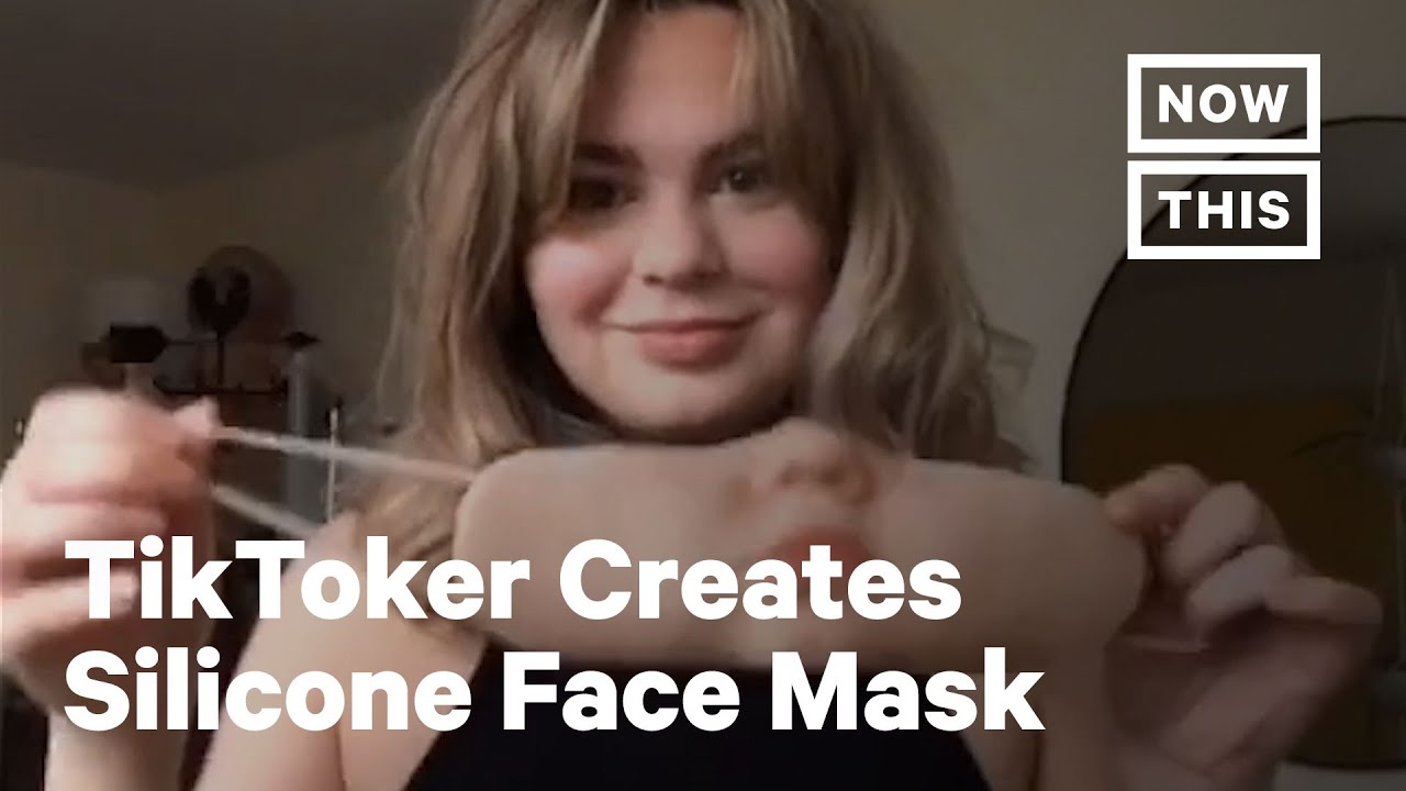 TikToker Creates Mask That Looks Exactly Like Her Face | NowThis
