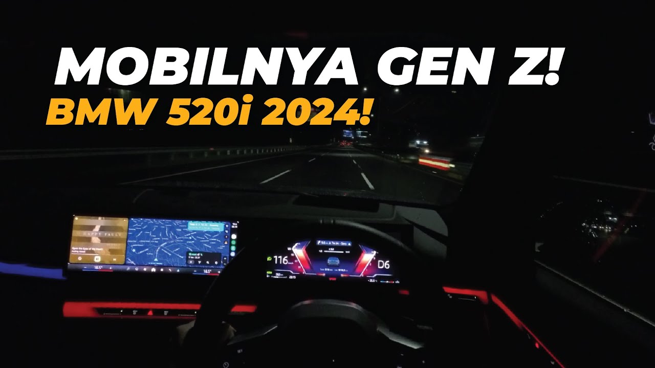 POV Night Drive BMW 520i 2024! Mobil Favorit Gen Z Tajir!