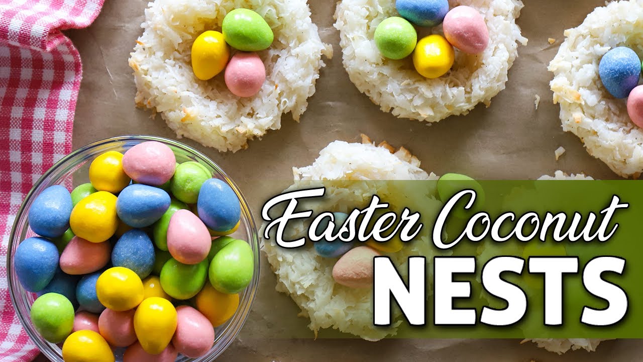 How to Make COCONUT EASTER NESTS! 🐣 | Marie's Kitchen
