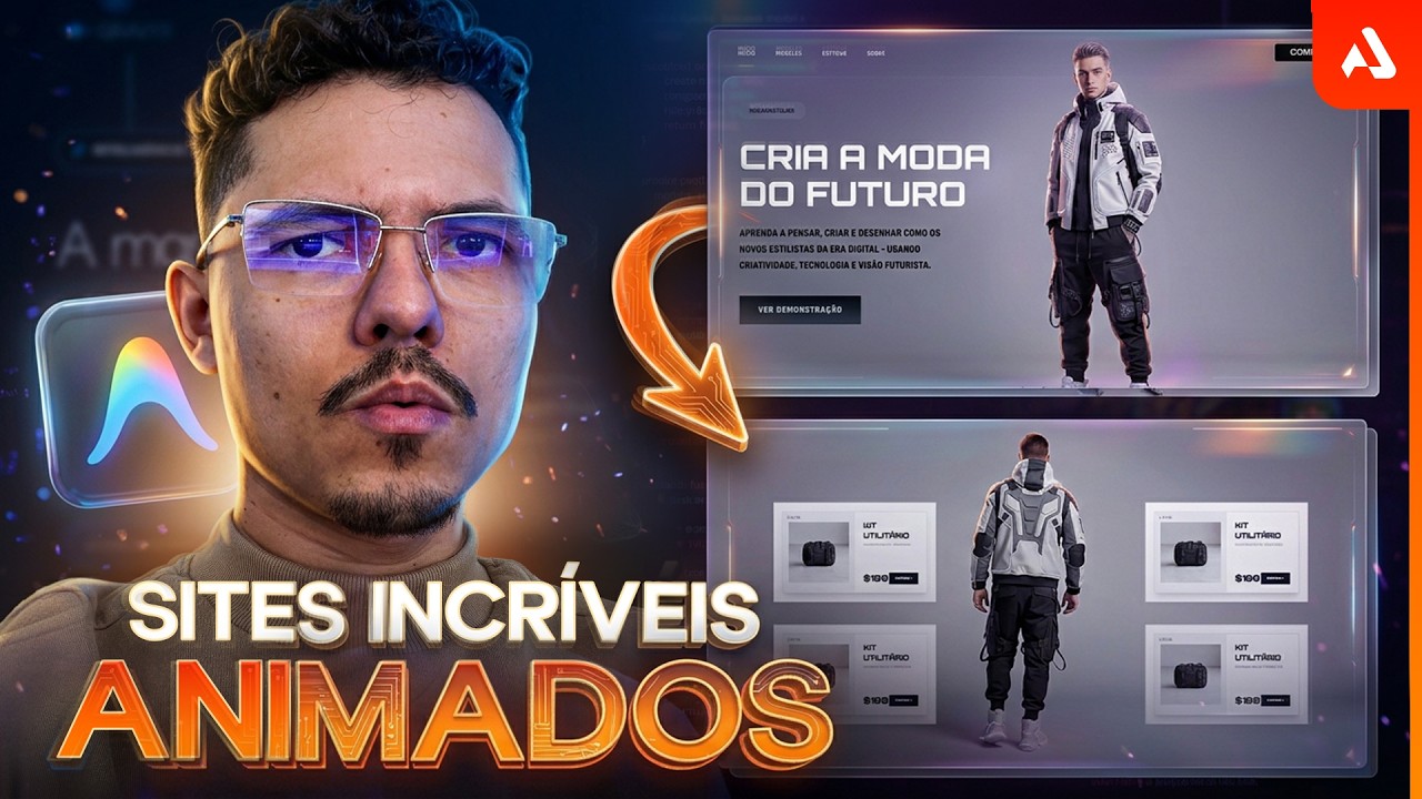 Como fazer PÁGINAS ANIMADAS INCRÍVEIS usando AGENTES DE IA com o ANTIGRAVITY (DE GRAÇA)