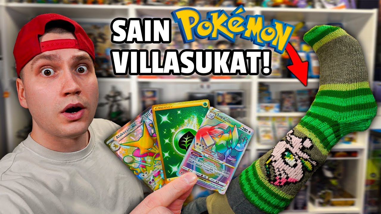 Sain Pokémon VILLASUKAT + HULLUJA KORTTEJA!!!