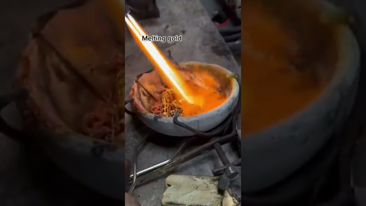 Melting Gold at home with minimal tools.