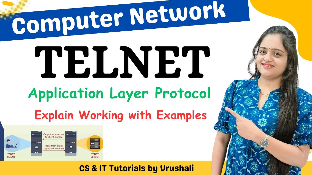 CN 34 : TELNET | Application Layer Protocol | Working with Example