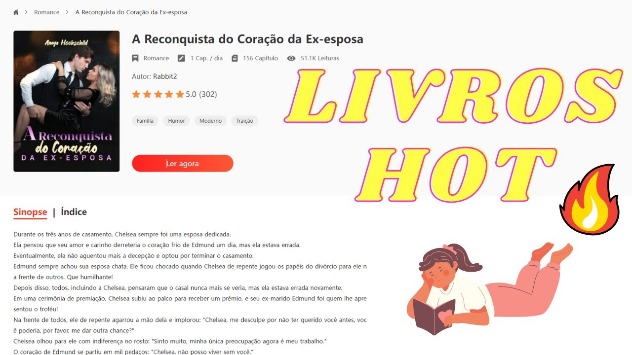 A Reconquista do Cora&ccedil;&atilde;o da Ex-esposa | Sinopse do Livro | LIVROS DE AMOR COM ROMANCE SENSUAL ❤️&zwj;🔥
