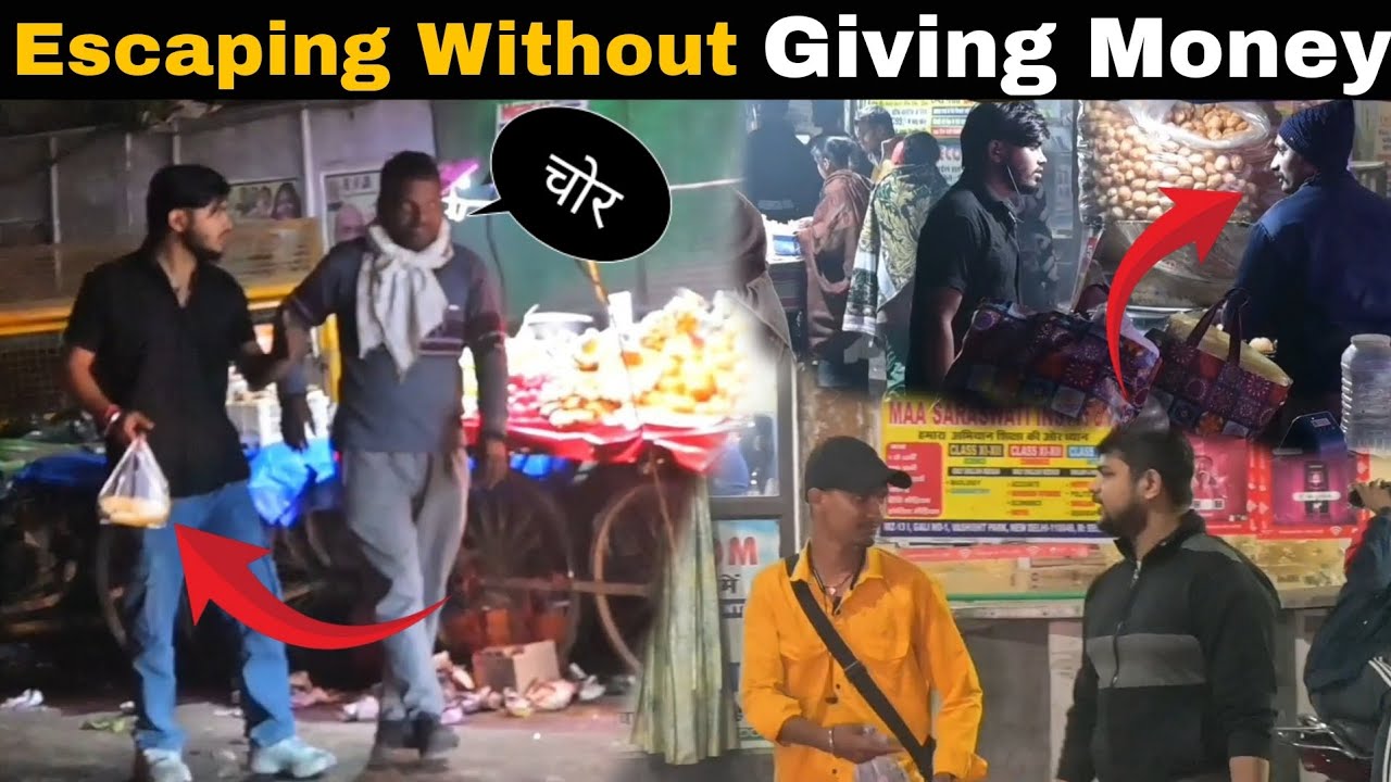 ​Street Food Scam: Escaping Without Giving Money |Ap Babu Pranks | 