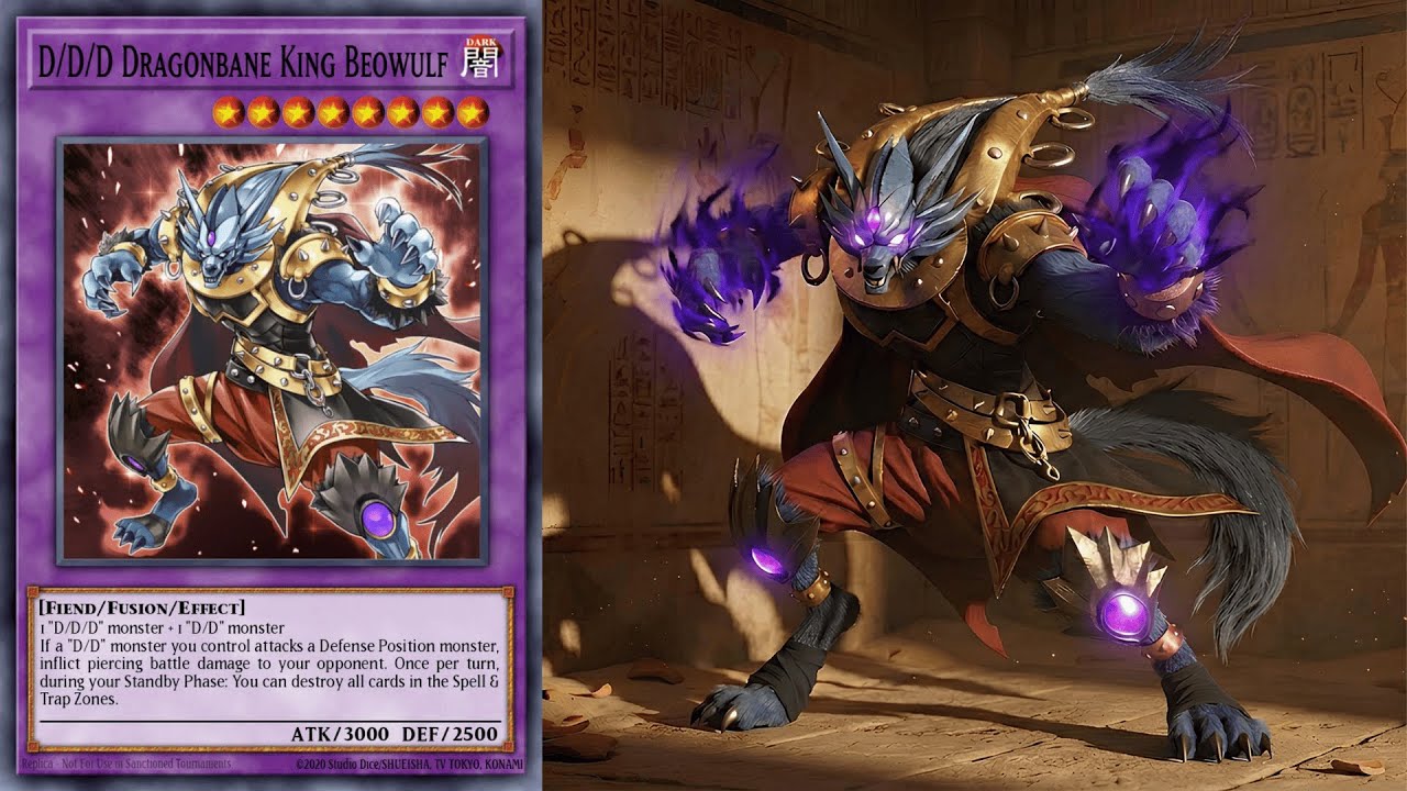 Yu-Gi-Oh! in Real Life | Dragonbane King Beowulf (D/D/D)