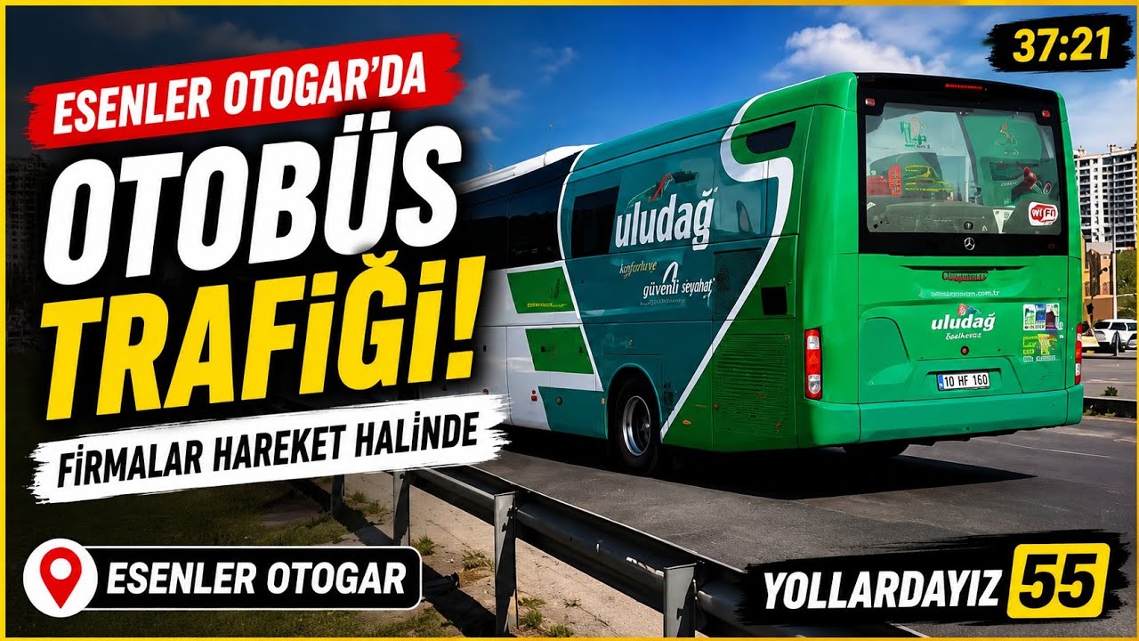 İstanbul Esenler Otogar çıkışında bayram yoğunluğu başladı 🚌 #keşfet #yollardayız #travel 
