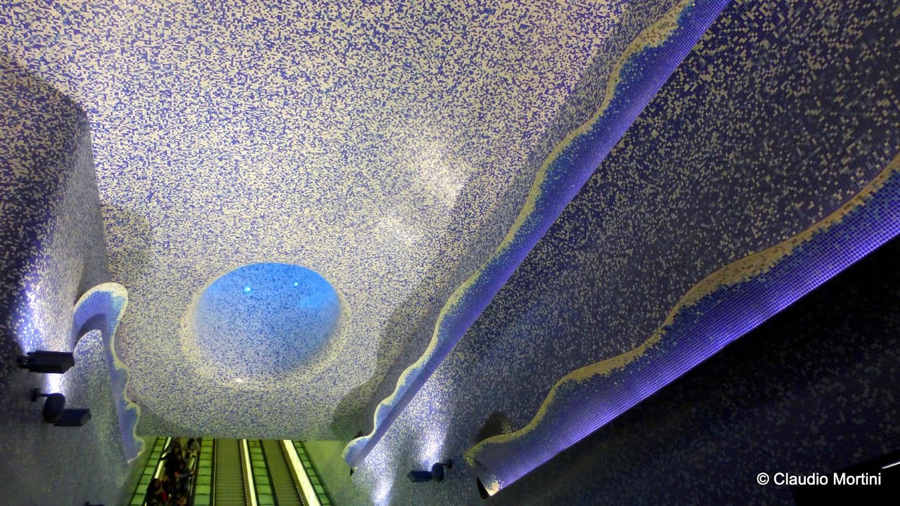 NAPOLI - LA METRO DELL'ARTE più bella d'Europa - Full HD