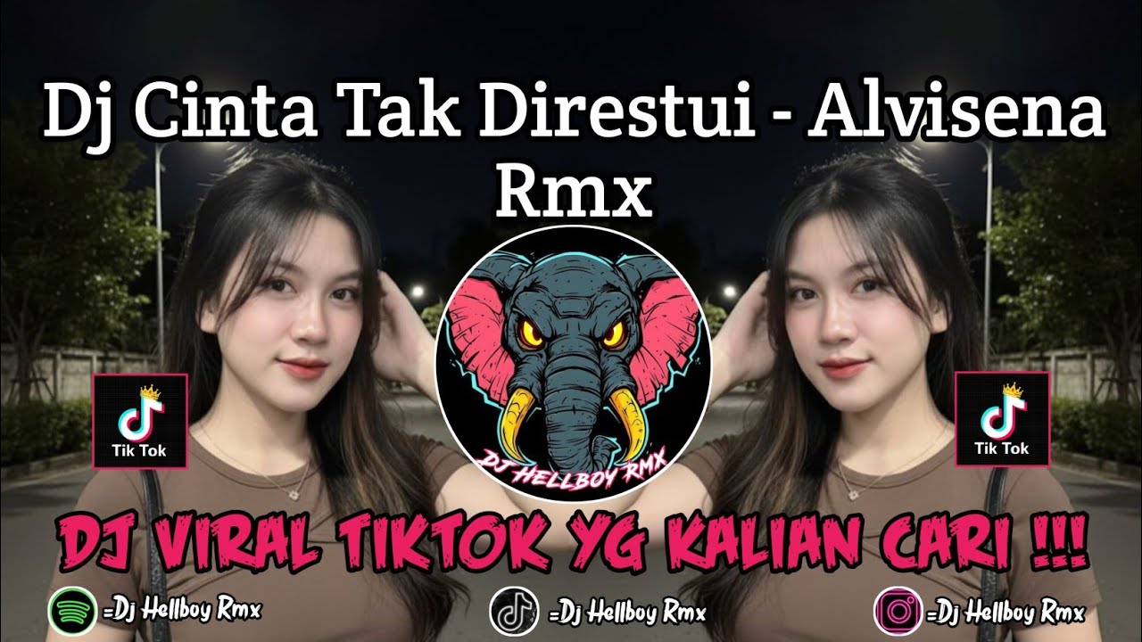 DJ CINTA TAK DIRESTUI - ALVISENA RMX 🎶 DJ MUNGKINKAH INI SEMUA SUDAH TAKDIR MAHA KUASA VIRAL TIKTOK 
