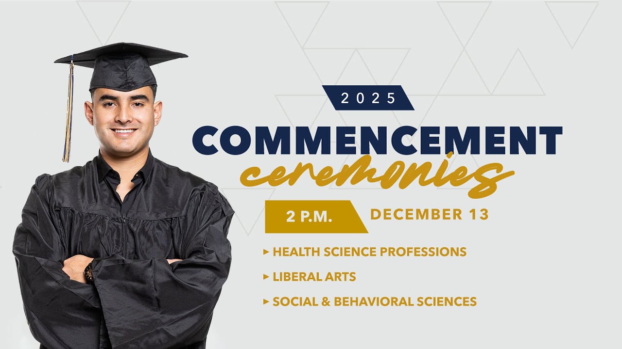 Fall Commencement Live Stream - Dec. 13, 2025 - 2 p.m.