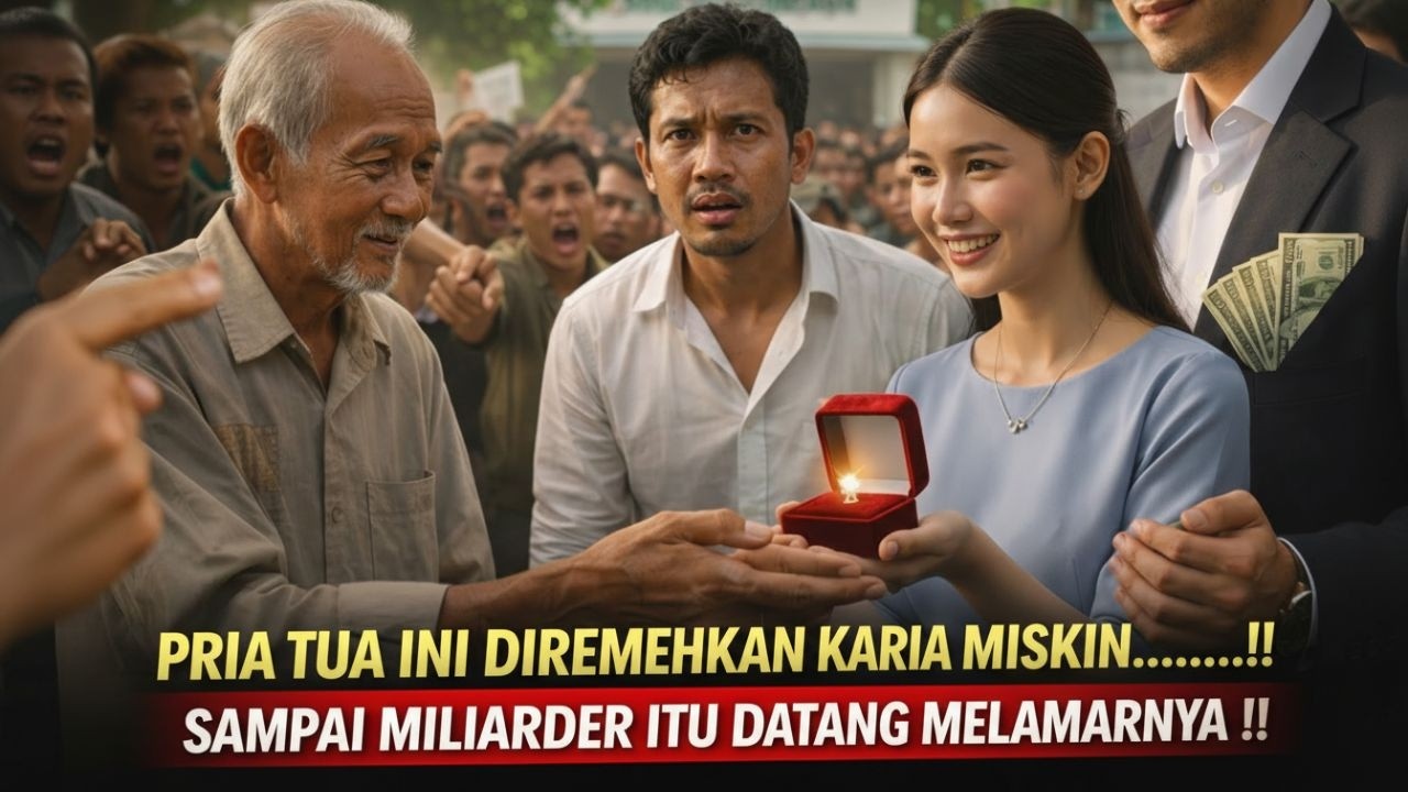 Pria Tua Ini Diremehkan Karena Miskin…‼️ Sampai Miliarder Itu Datang Melamarnya ‼️
