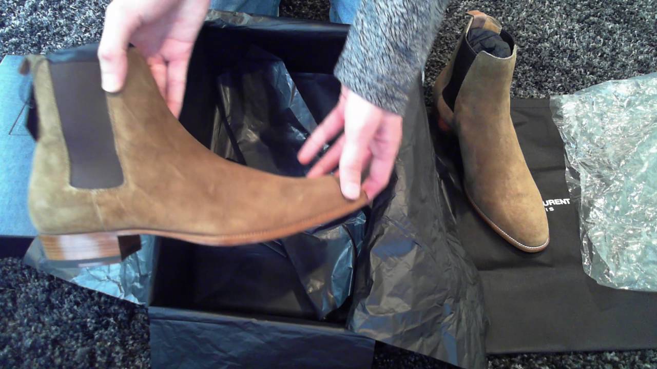Saint Laurent Wyatt 30 Chelsea Boots Unboxing