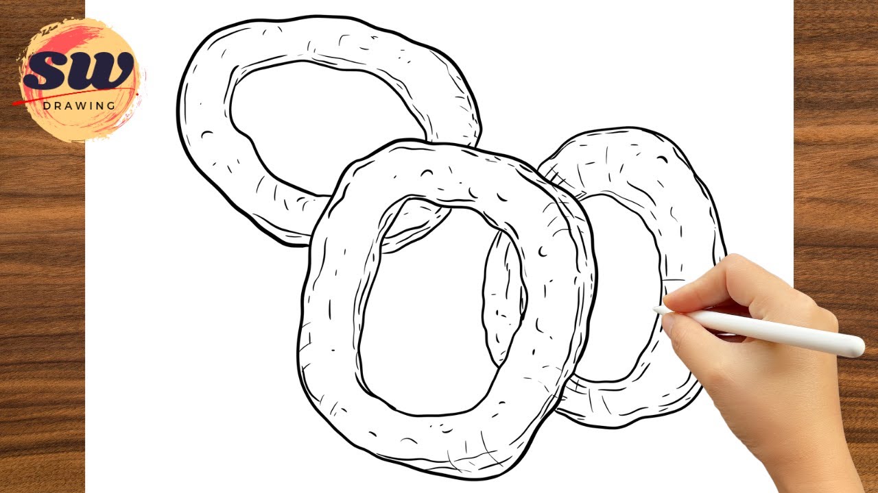 How to Draw Onion Ring