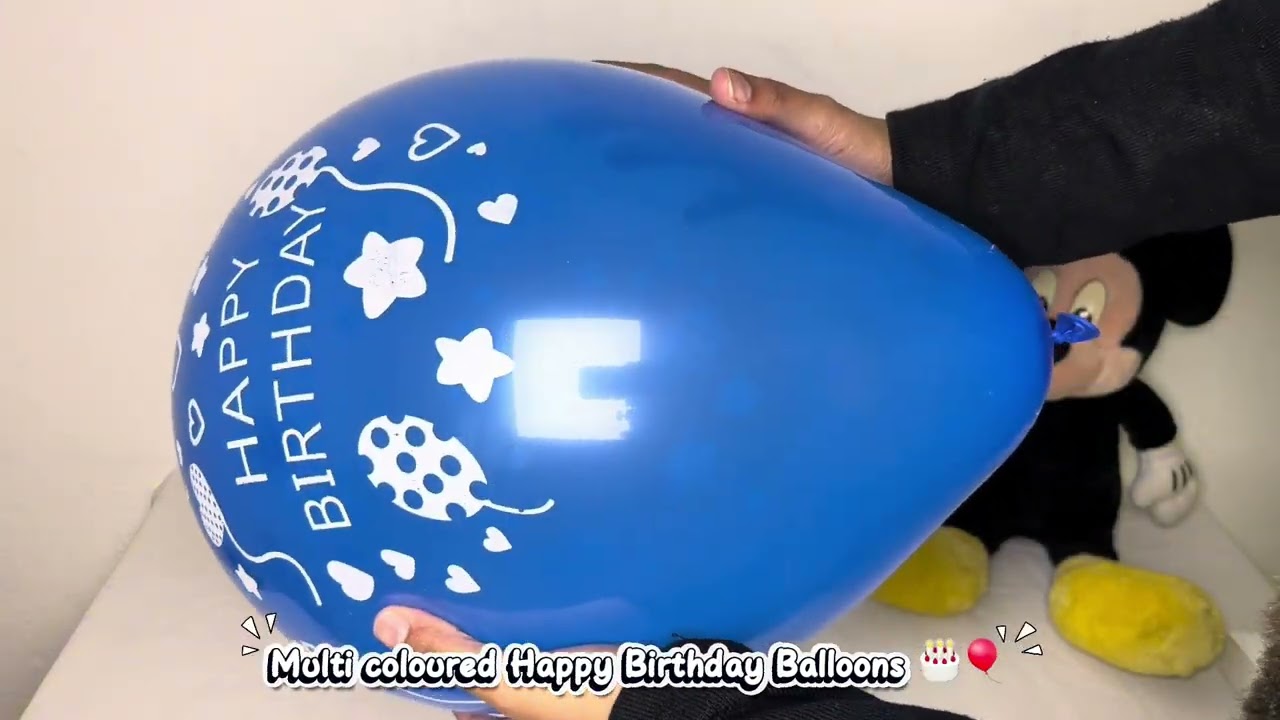 The Ultimate BIRTHDAY ASMR: Blowing Up & Popping ALL the Party Balloons! 🎂 Popping Sounds for Sleep