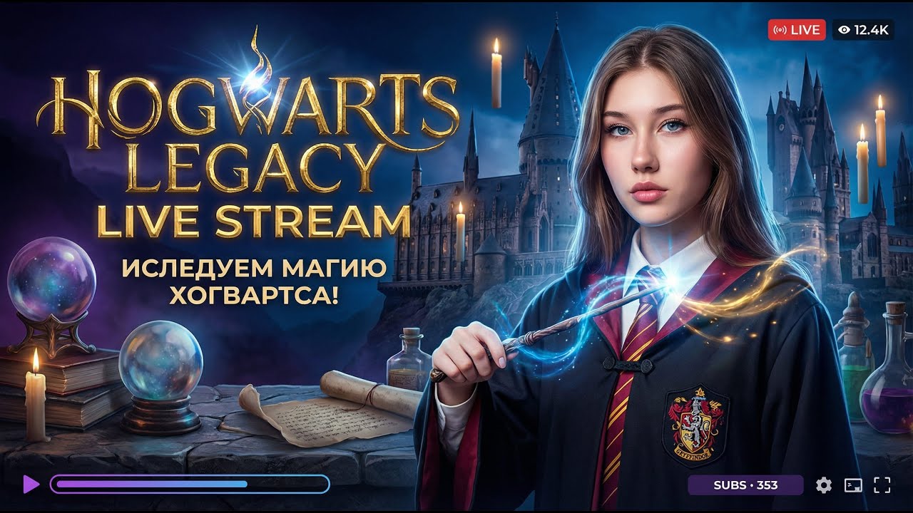 пытаемся пройти HOGWARTS LEGASY  #hogwartslegacy #shorts #стрим