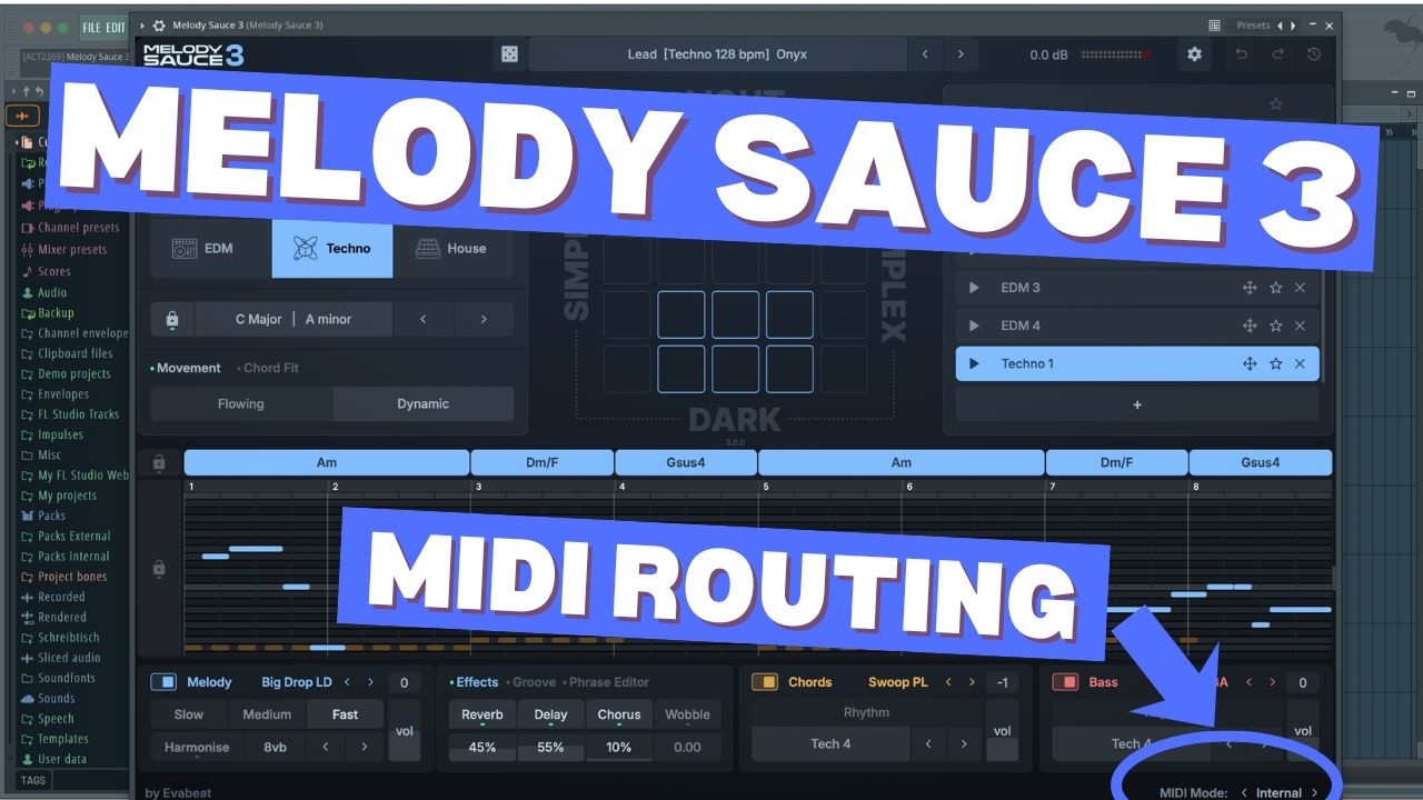 Melody Sauce 3 - Midi Routing