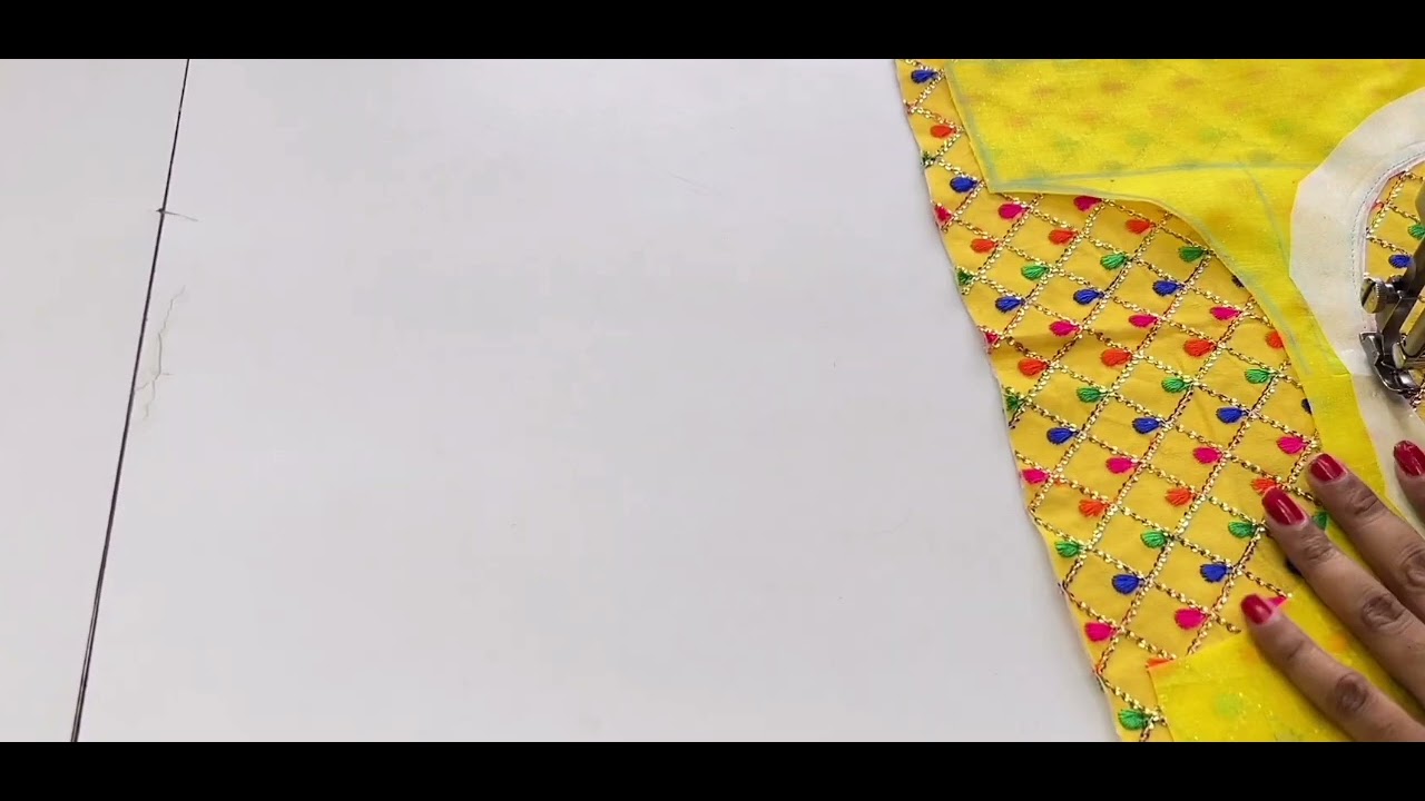 Blouse cutting and stitching #Back neck designs #fashion #lifeisbutadream #whowillbemylifepartnerta 