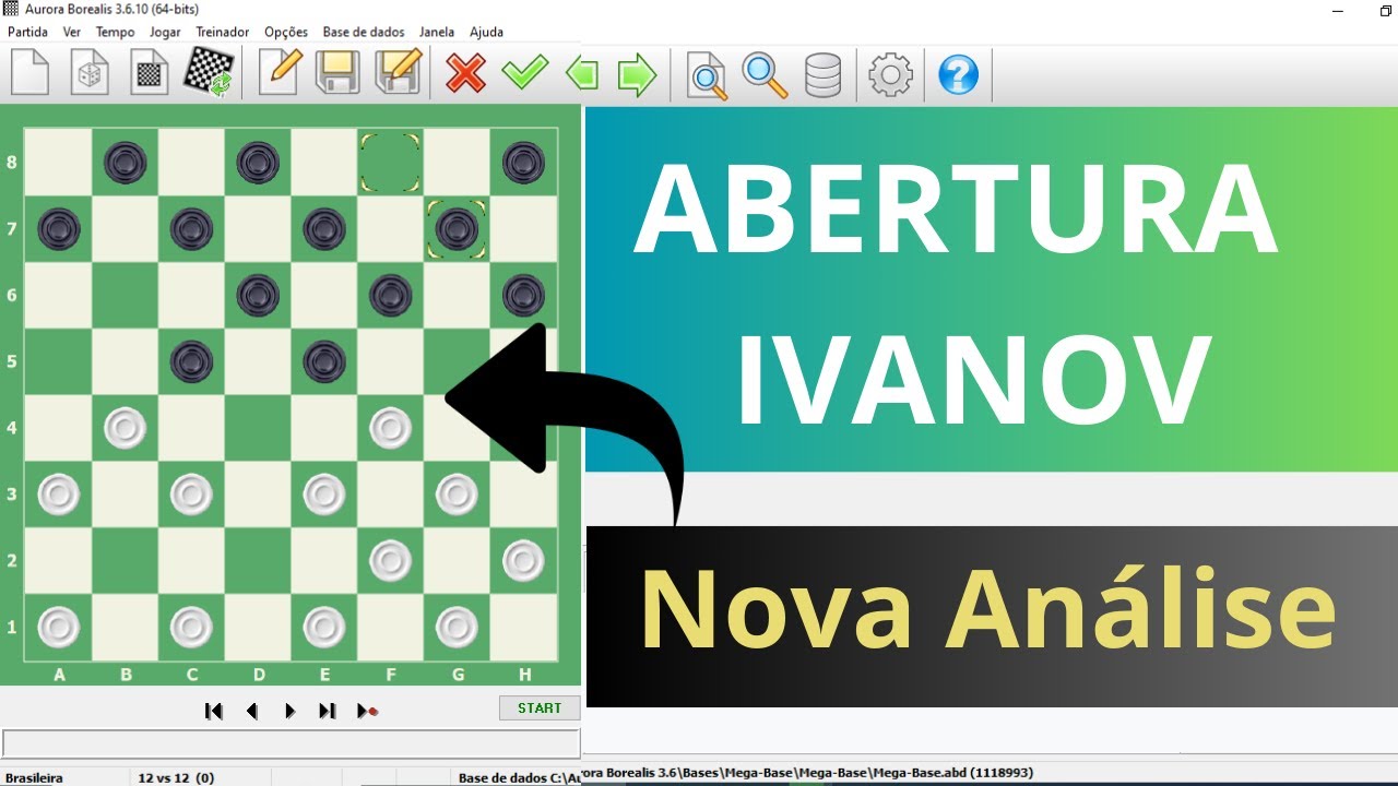 Domine a Abertura Ivanov no Jogo de Damas (Nova Análise)