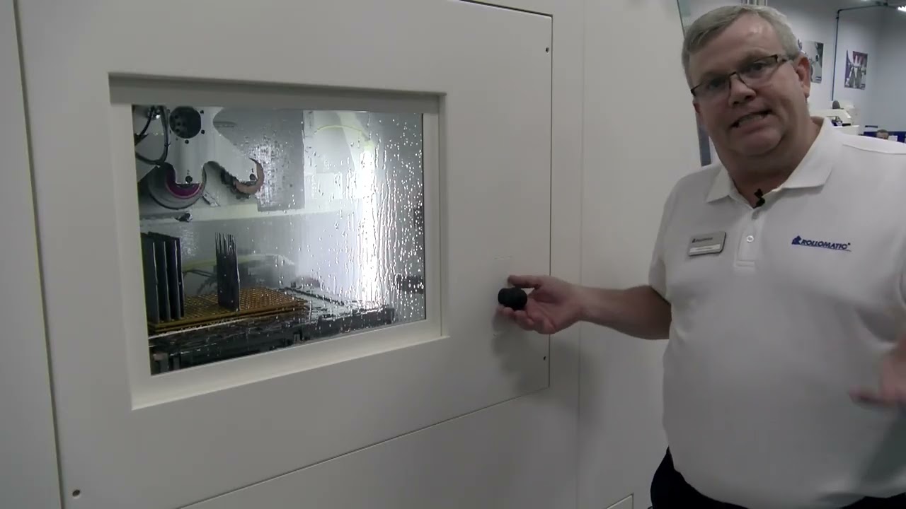 Rollomatic GrindSmart 660XW machine demo
