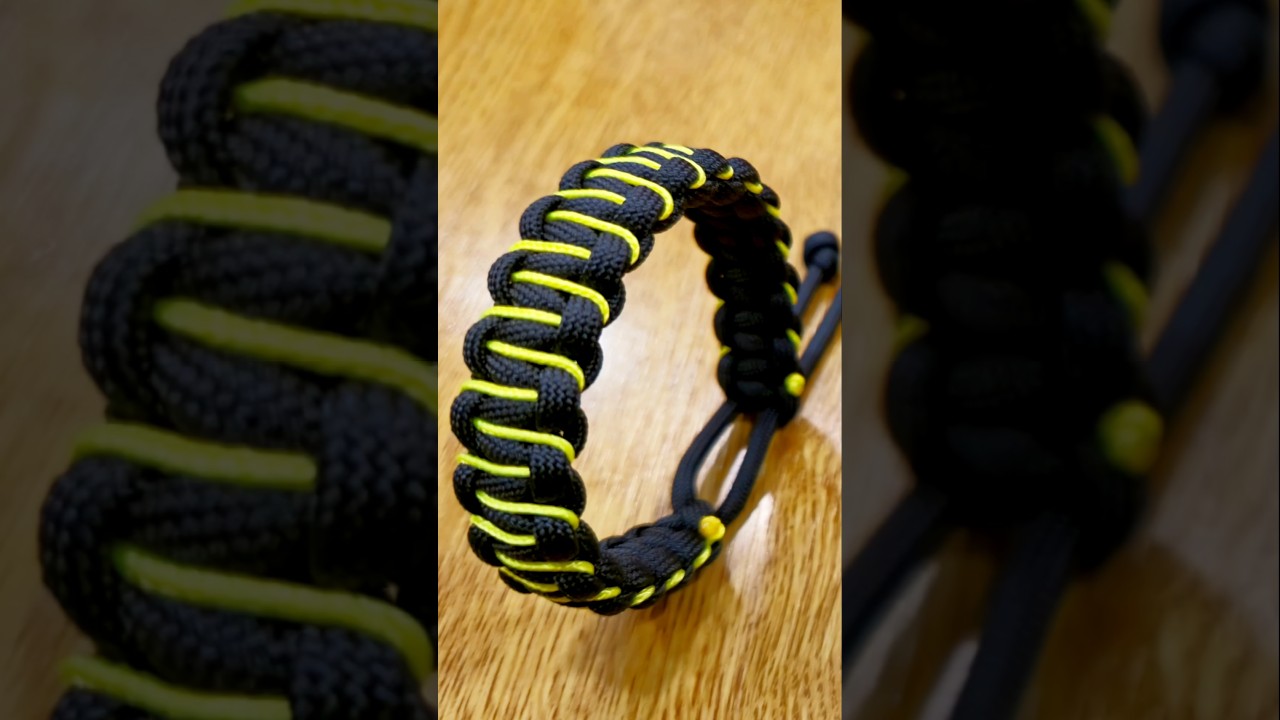 Paracord Bracelet 😍 Cobra knot #paracordbracelet #paracord #paracordprojects #bracelet