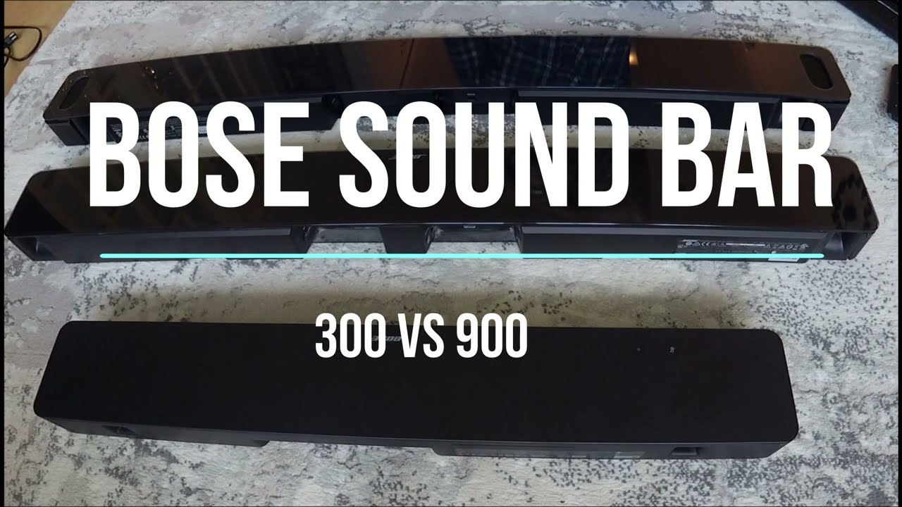 Bose Smart Sound Bar 300 против 900 — схема в разобранном виде