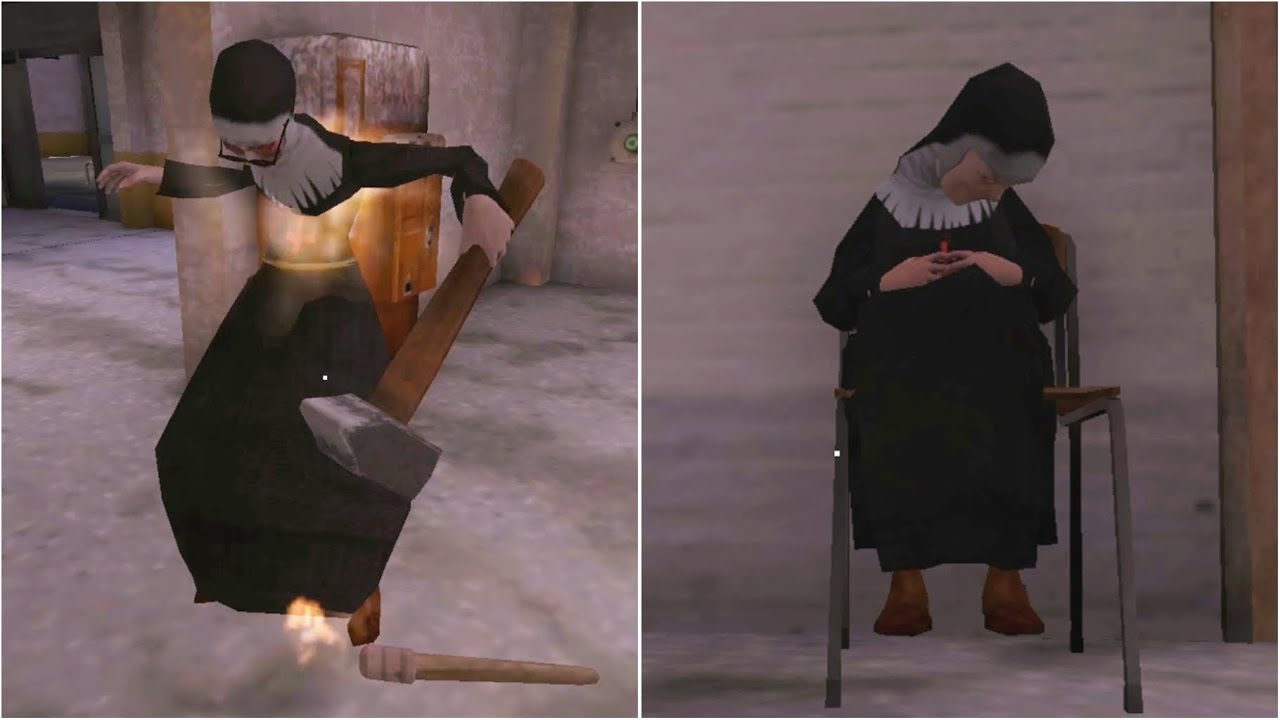 Evil Nun Got Burn | Shy Nun Got A Siesta