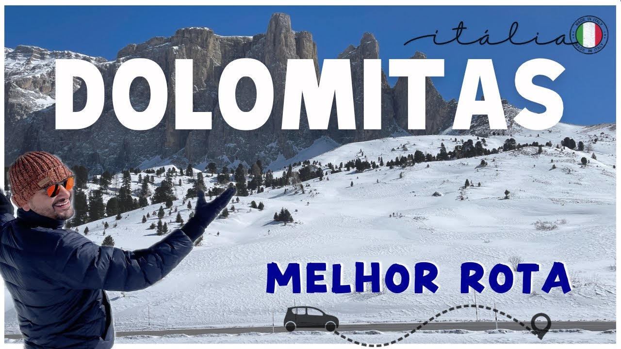 ROAD TRIP nas DOLOMITAS: A melhor ROTA de CARRO pelas Estradas dos ALPES ITALIANOS | Itália | 4K
