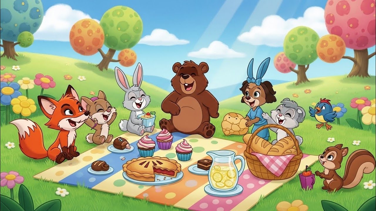 20 Cute Cartoon Friends in Full HD | Chick, Rabbit, Boy & Girl