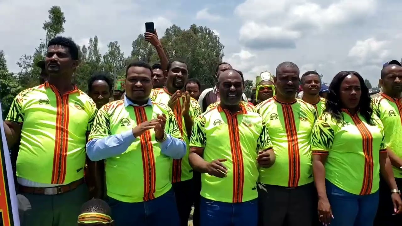 በቦዲቲ ከተማ አስተዳደር የ2017 ዓ.ም የኢትዮጵያ ዋንጫ አሸናፊ ለሆነው ወላይታ ዲቻ የተደረገ ደማቅ አቀባበል በከፊል