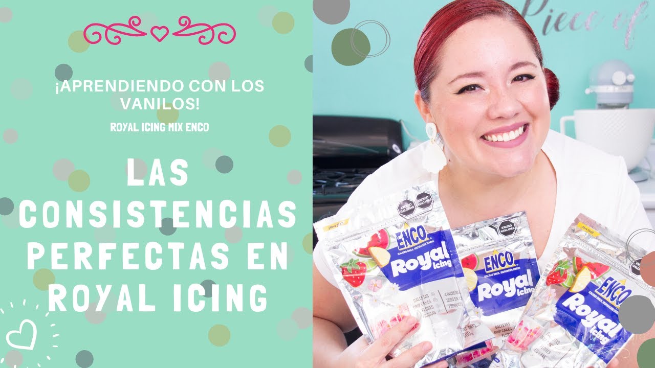 ¿ Cómo lograr las consistencias perfectas con royal icing :D ? - Probemos el royal icing de ENCO