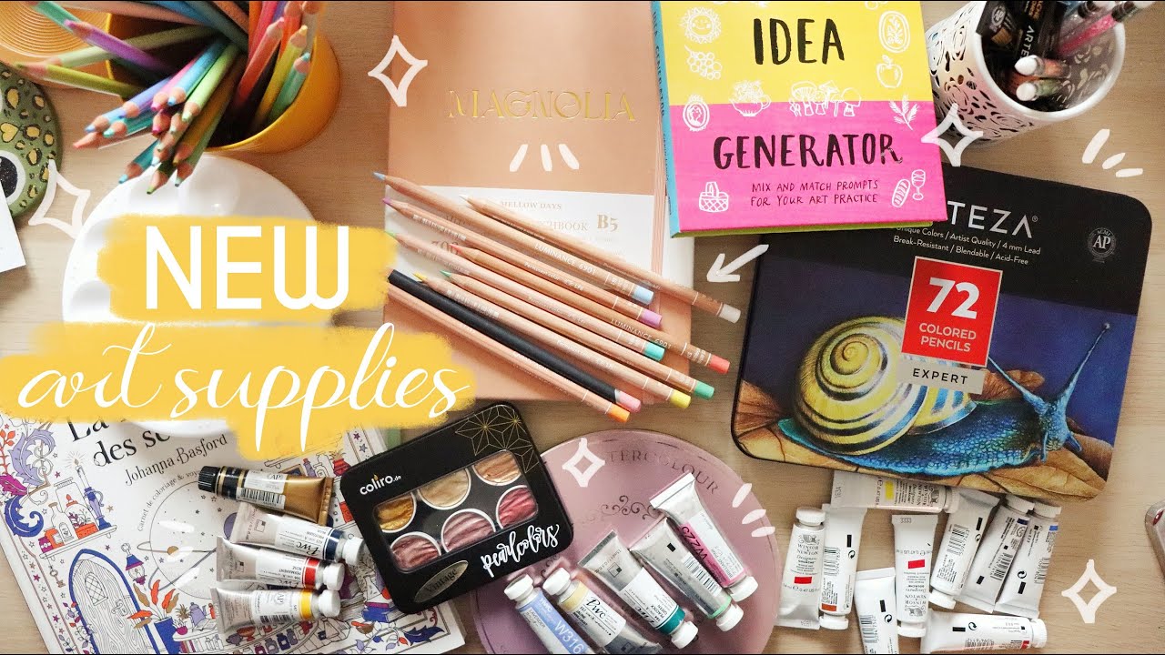 Beginning of the Year's Art Supplies Haul