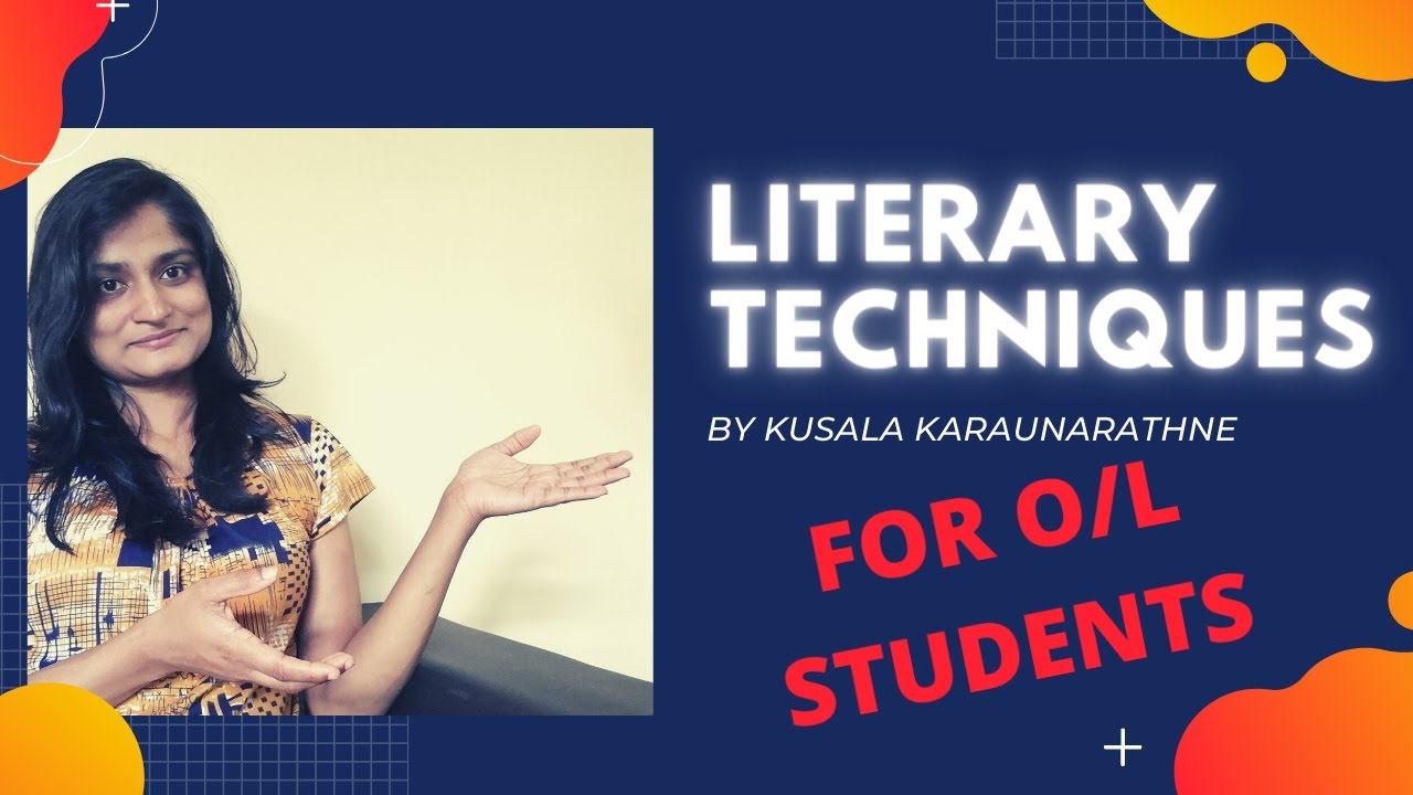 Literary Techniques | English Literature for O/L students | Literature Mastery