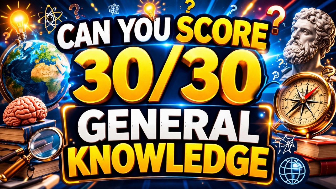 Can You Beat This General Knowledge Quiz? | 30 Questions #generalknowledgequiz