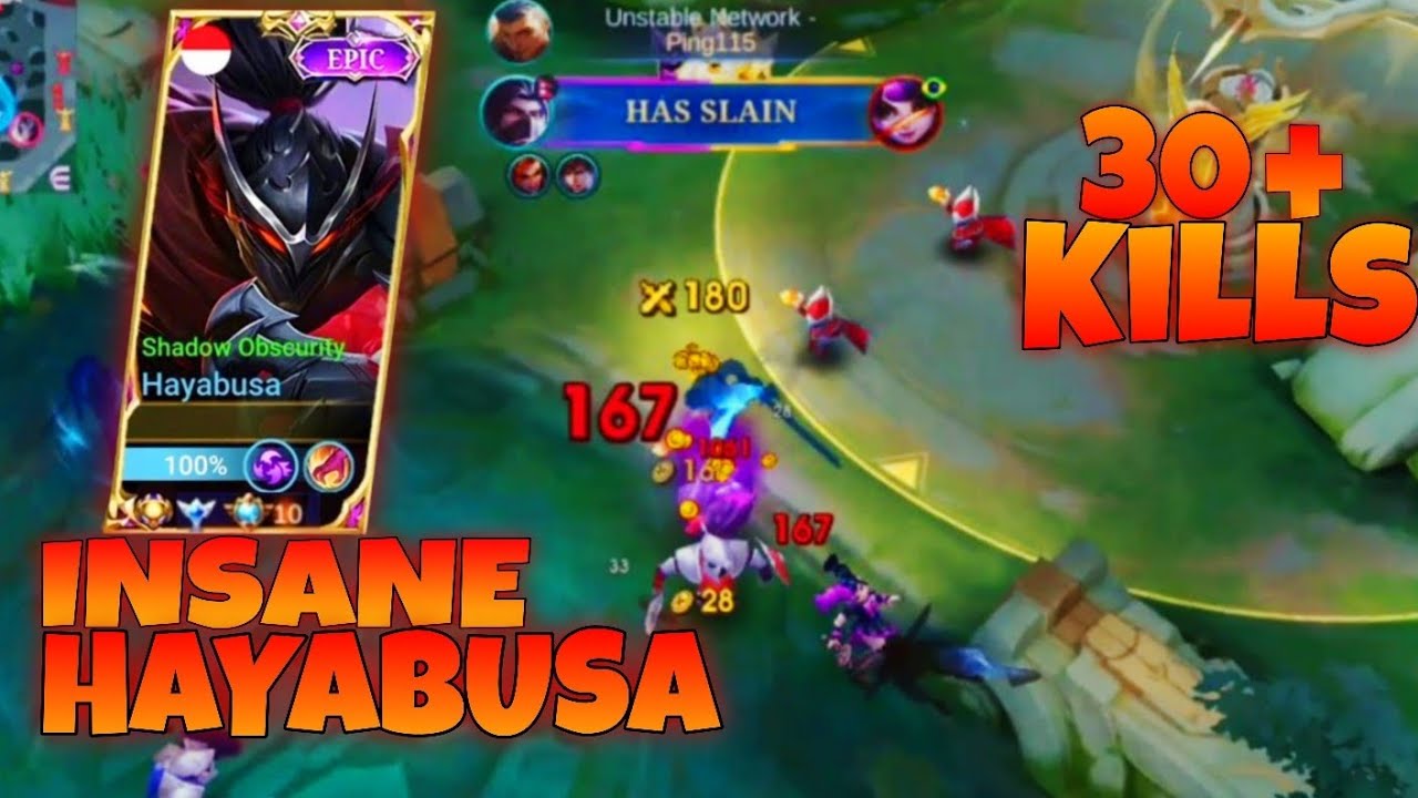 This Hayabusa Build Is Broken!😱//Unstoppable Ninja! Hayabusa Savage Gameplay//True damage build😍🔥