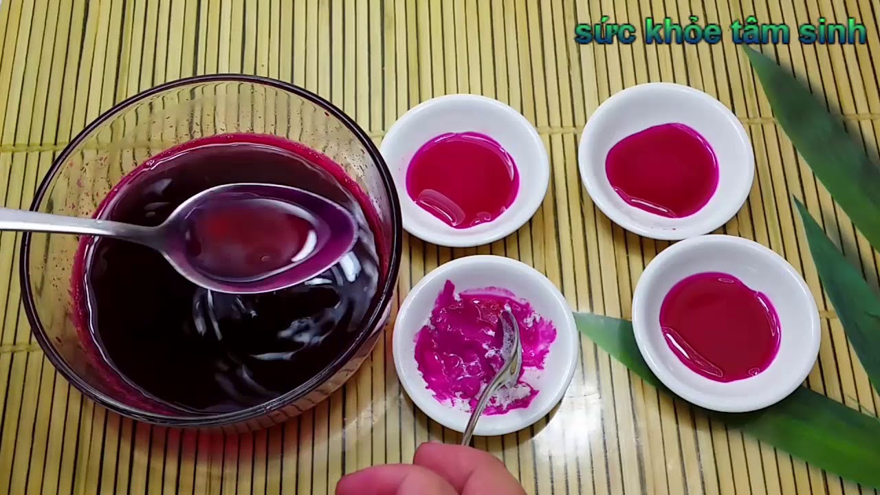 Cách PHA MÀU từ thực phẩm tự nhiên trong nghề làm bánh cho đẹp và ngon