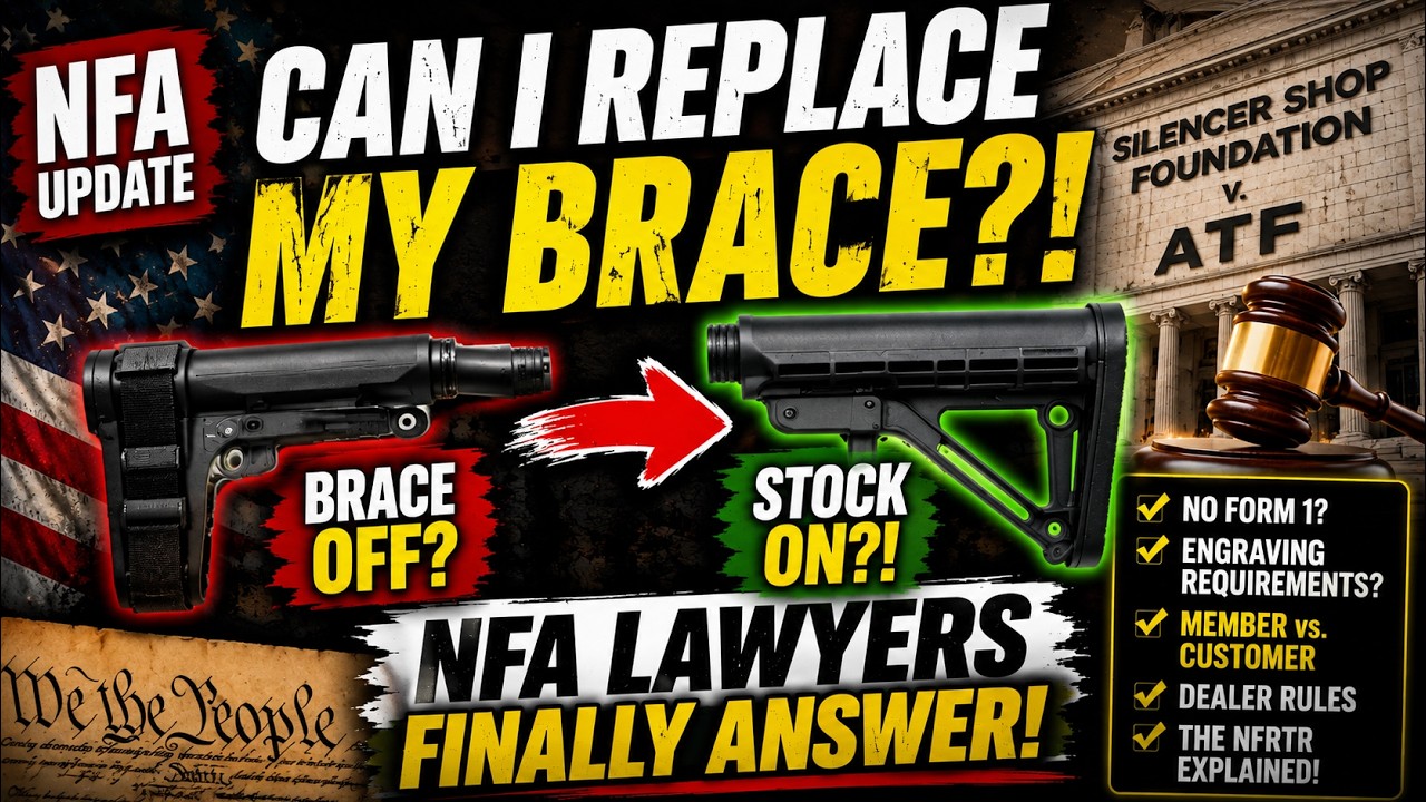 CAN I REPLACE MY BRACE?! NFA Lawyers Finally Answer