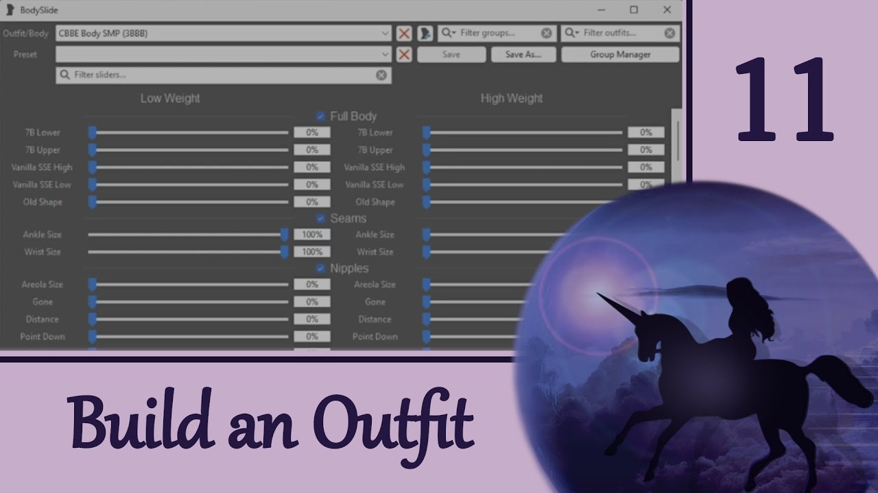 BodySlide 11: Let’s Build an Outfit