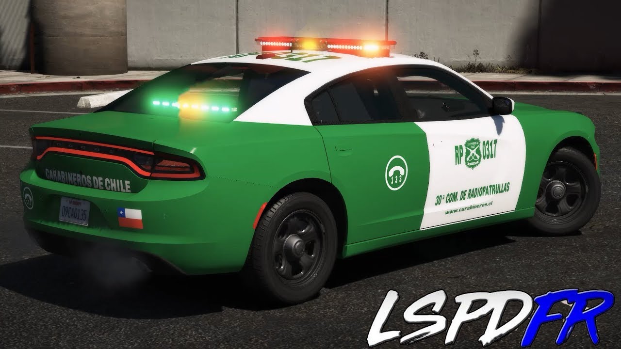 GTA 5 LSPDFR #256 POLICÍA CARABINEROS DE CHILE - POR POCO Y... | TheAxelGamer