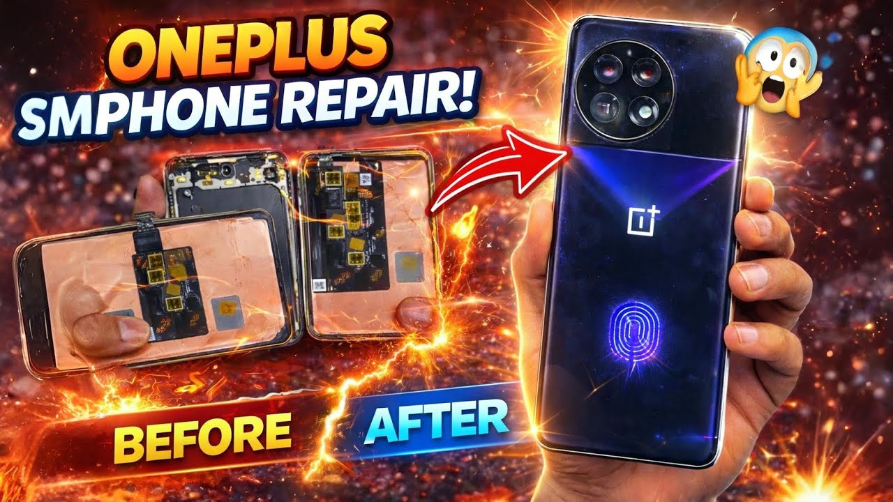 OnePlus 11R Display Replacement 😱 | Broken to Fully Fixed | Fingerprint 100% Working 🔥