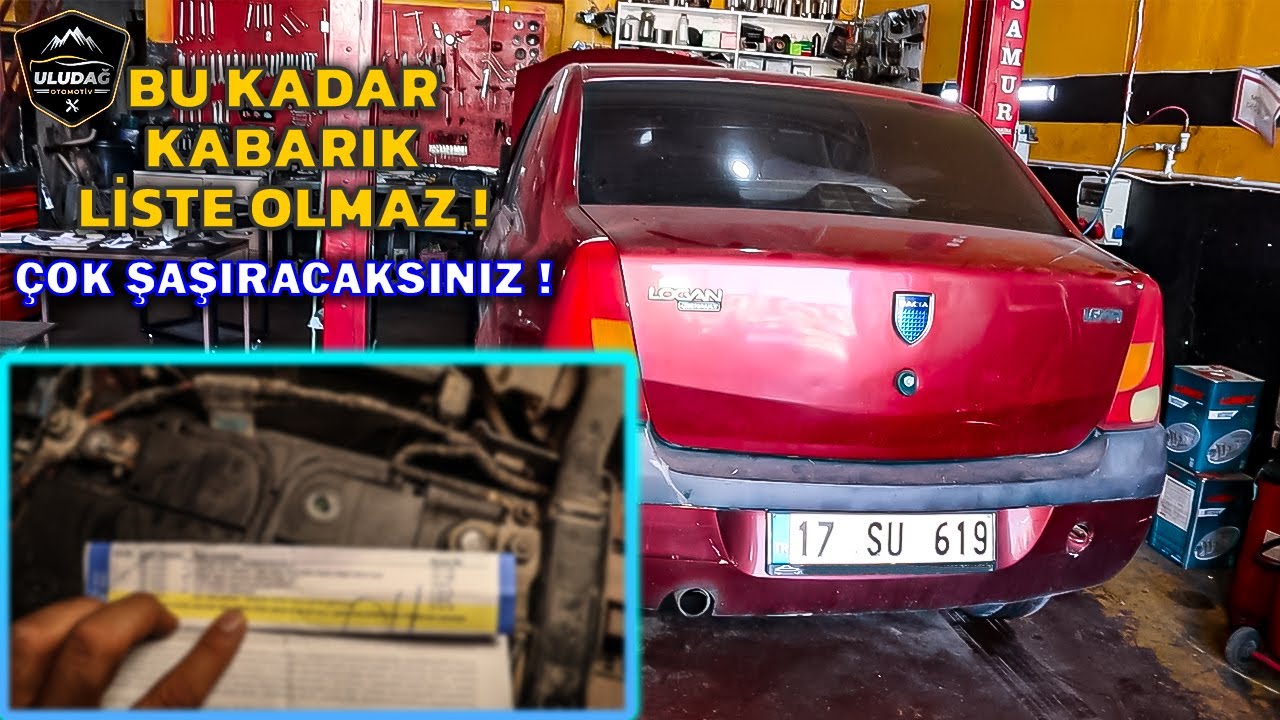 ARAÇ BAKIN MUAYENEDEN NASIL SINIFTA KALMIŞ! (Dacia Logan 1.6 Benzin / Lpg)