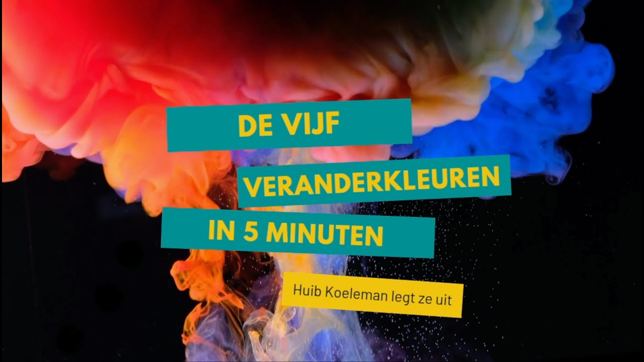De 5 veranderkleuren voor communicatie
