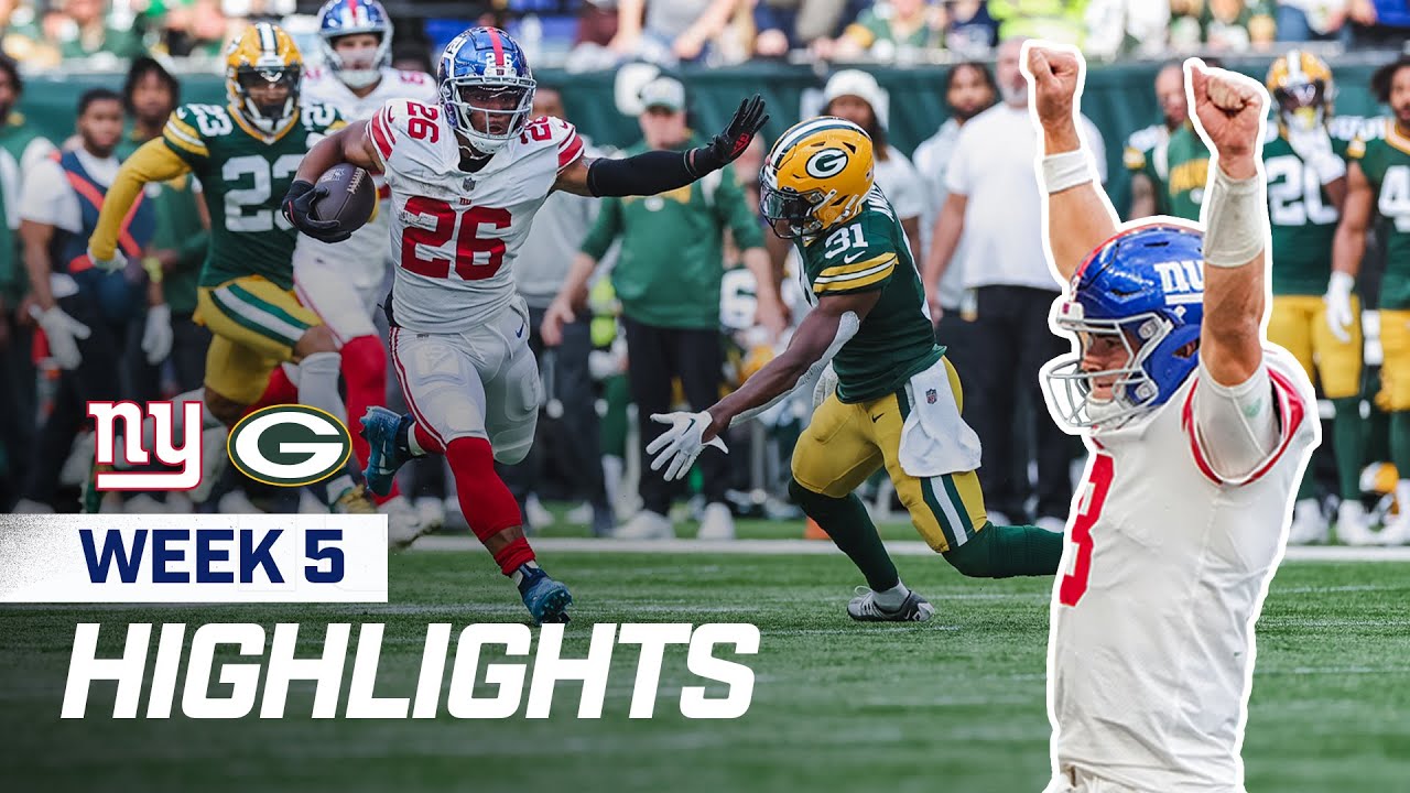 New York Giants TOP PLAYS vs. Packers |  2022 Regular Season Week 5