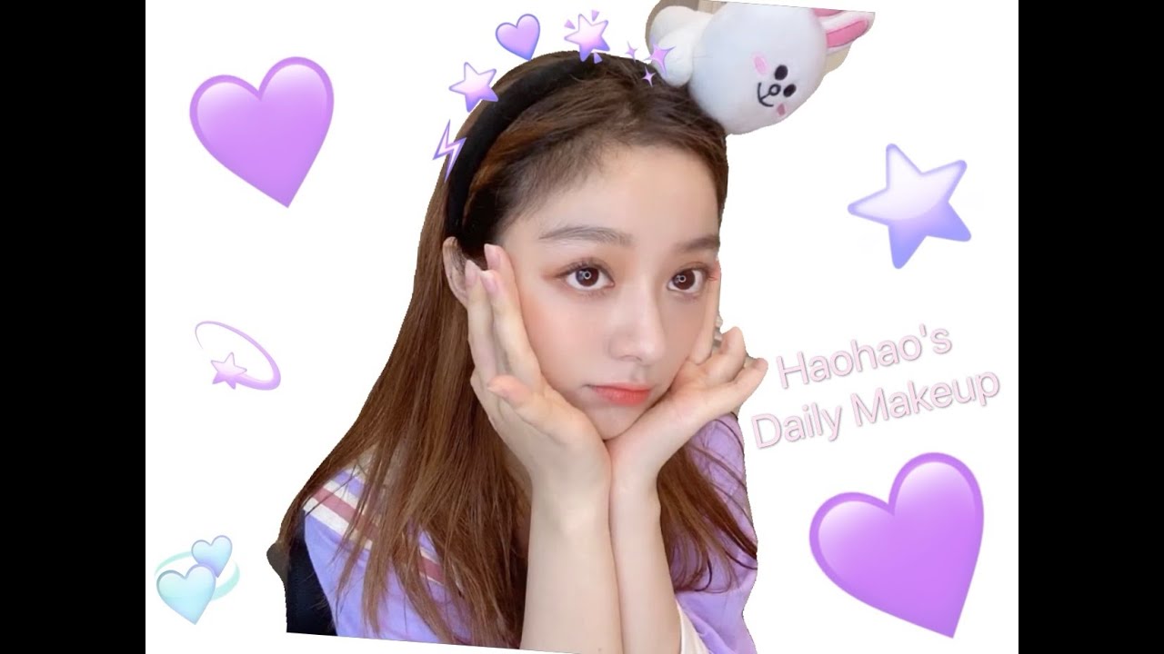 HAOHAO'S APRICOT MAKE UP LOOK TUTORIAL🍑(With subs) | 徐好的日常橘色系妆容