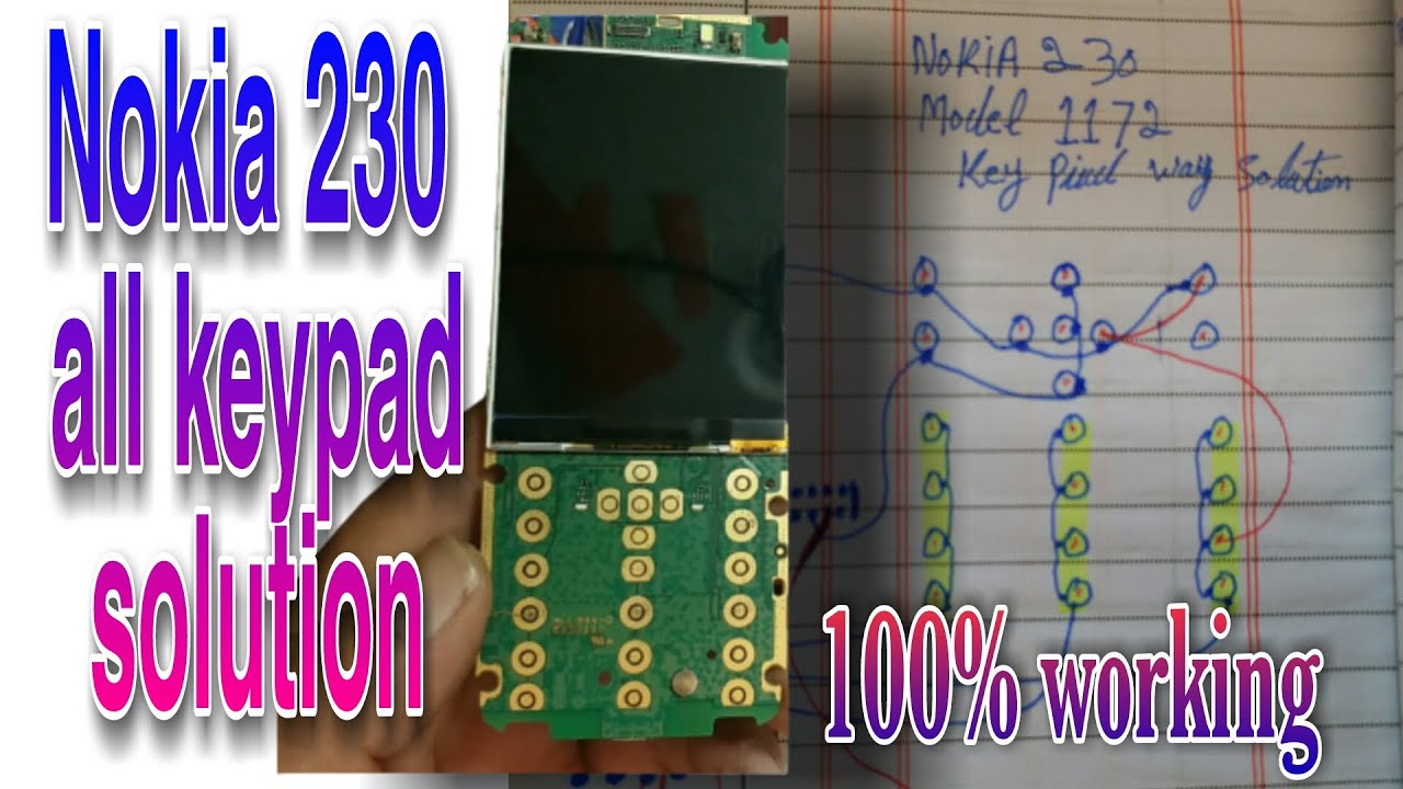 Nokia 230 keypad solution 100% worked