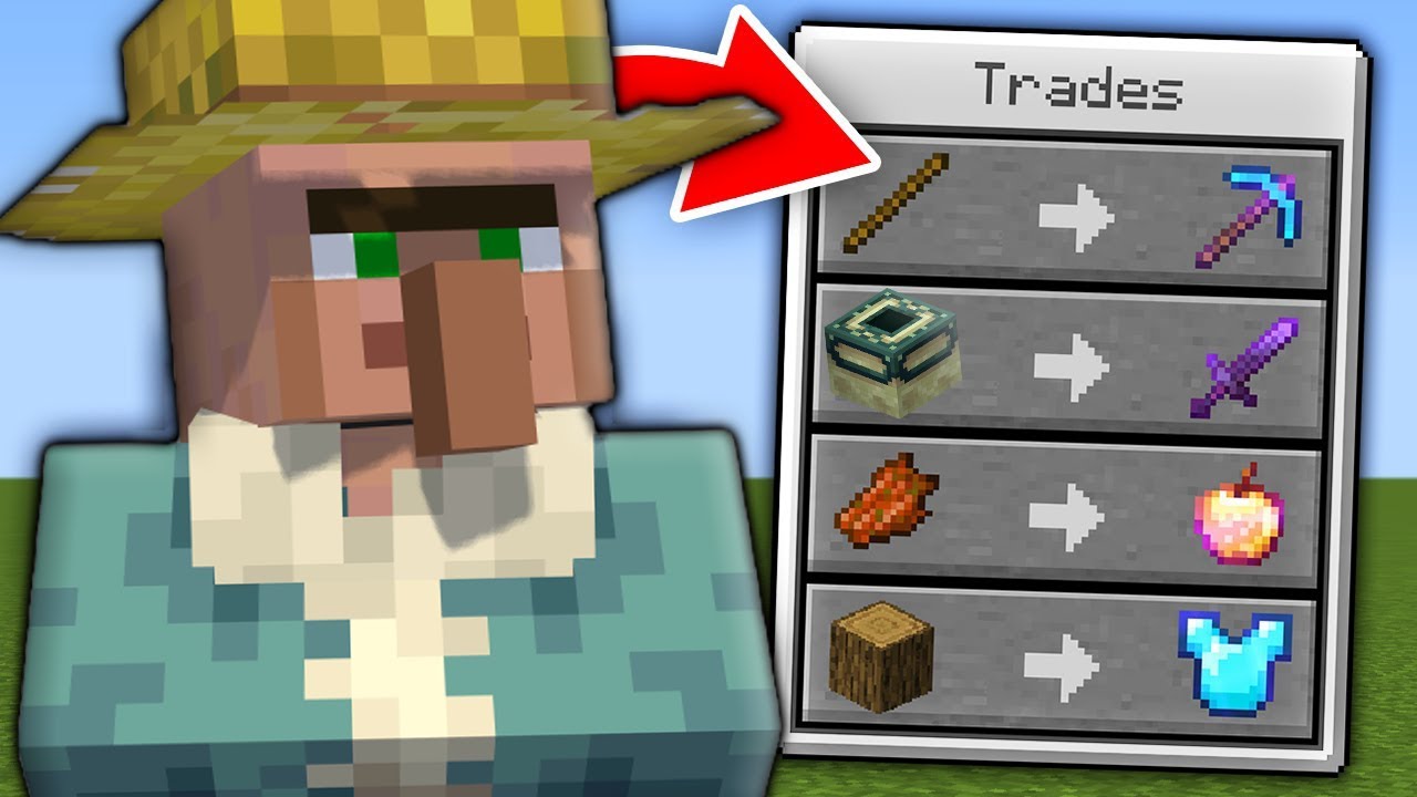 Minecraft, But Villagers Trade OP Items...