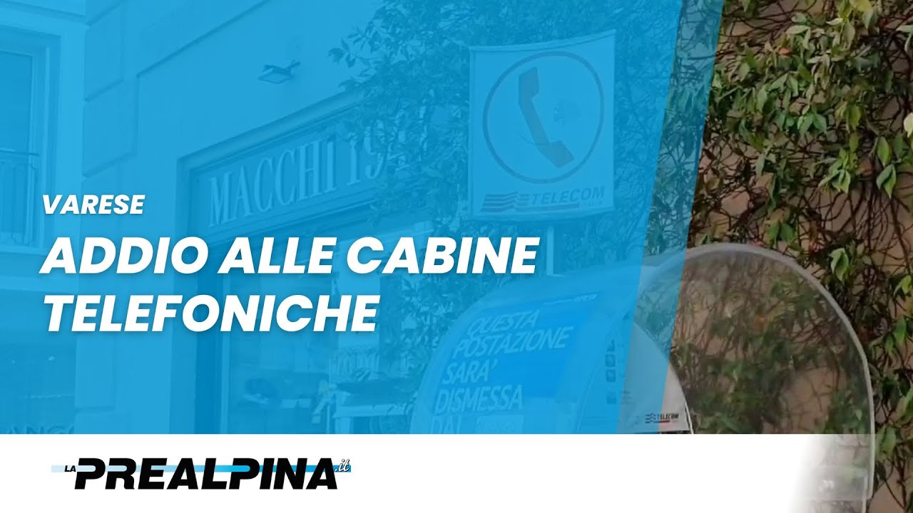 Varese | Addio alle cabine telefoniche