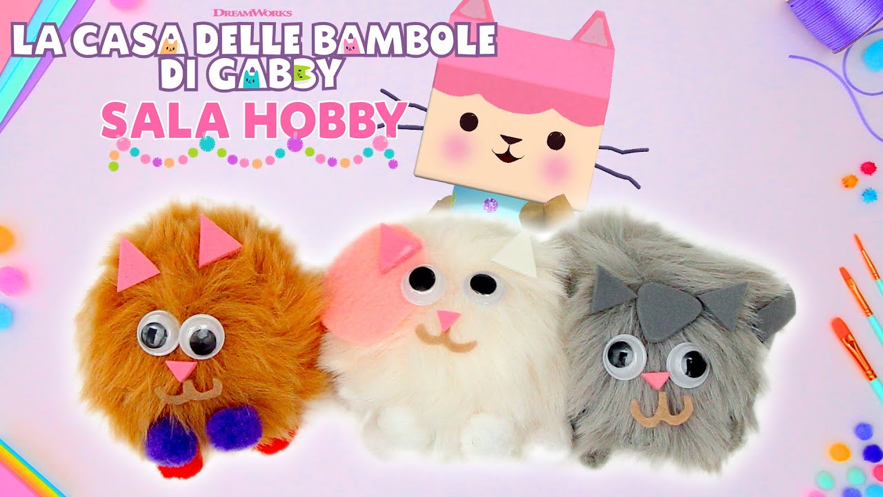 Create dei soffici Cricegatti a casa vostra 🐹 Lavoretti per bambini | LA CASA DELLE BAMBOLE DI GABBY
