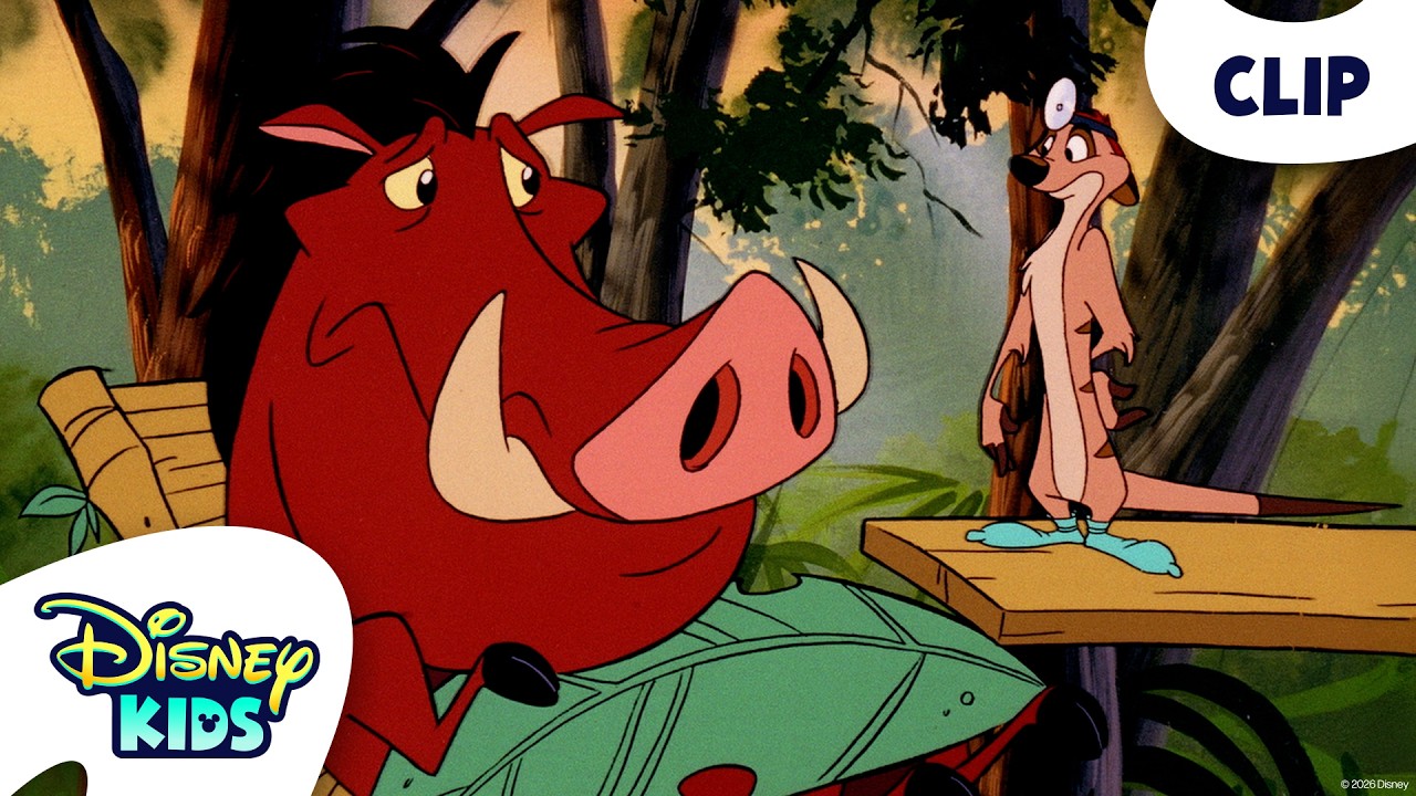Pumbaa Gets Sick 🤒 | The Lion King’s Timon and Pumbaa | @disneykids
