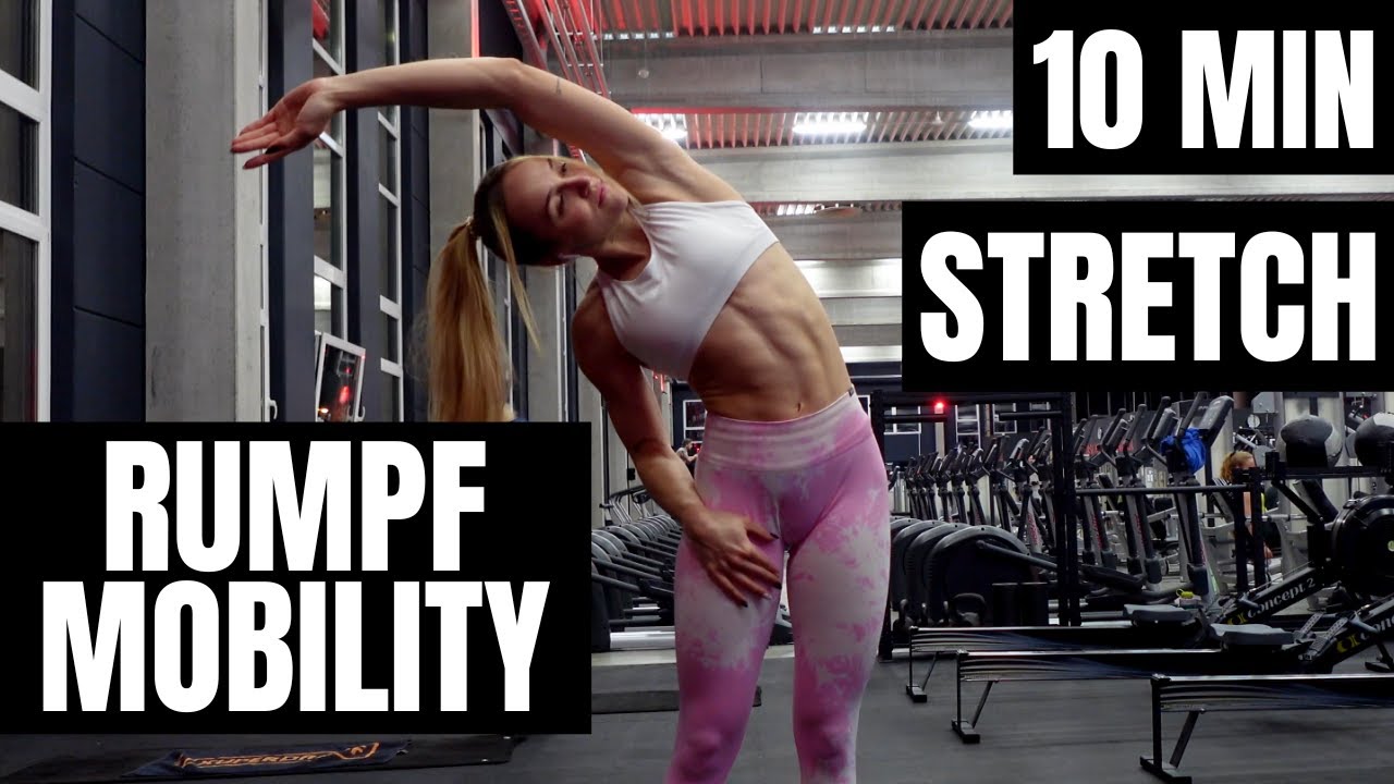 10 MIN Rumpf & Hüft- Mobility Stretching zum Mitmachen