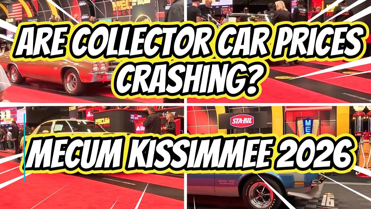 Are Collector Car prices Crashing?  #classiccars #collectorcars #cartok #vintagecars #mecumauctions